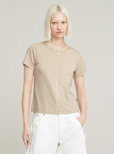 Overdyed Front Seam Top
